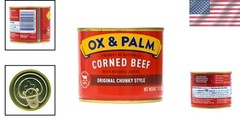Authentic Australian Corned Beef, Chunky Style, 7oz x 12 Packs – No Additives