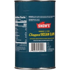 Chopped Ocean Clams, 51oz can,100% Fat free and contains no MSG,NEW