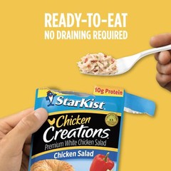 StarKist Chicken Creations Chicken Salad Pouches 12 Pack 2.6 Ounce Lean Protein