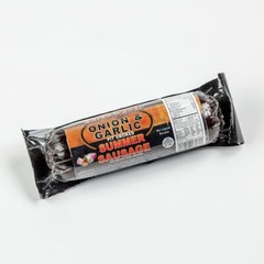 Summer Sausage Onion Garlic from Amish Country Slice and Enjoy Pack of 2
