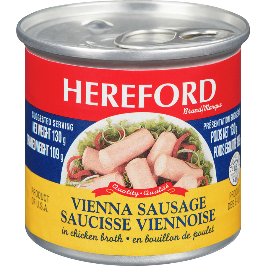 6-Pack Hereford Quality Vienna Sausage in Chicken Broth