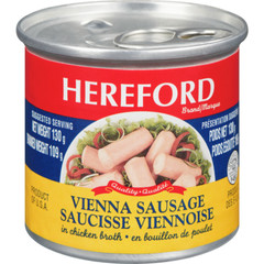 6-Pack Hereford Quality Vienna Sausage in Chicken Broth