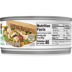 (12 pack) 100% Natural* White and Dark Chicken in Water,Shelf Stable Canned meat