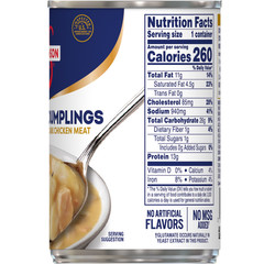 (12 Pack) Canned Chicken and Dumplings with White and Dark Chicken Meat, 10.5 O