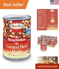 8-Pack Hormel Corned Beef Hash – Tender & Flavorful Breakfast Hash, 7g Protein