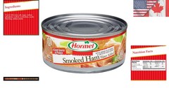 Ready-to-Eat Smoked Ham Chunks – 5oz (12-Pack), High Protein & Gluten Free