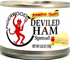 Underwood Premium Quality Deviled Ham Spread 4.25 oz ( Pack of 12 ) ~Exp 1/2025