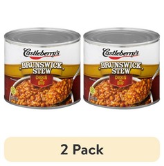 2 pack,Castleberry’s Brunswick Stew with Chicken and Beef, 20 oz Can.