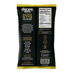 Pork King Good Salted Butter Pork Rinds, 1.75 Ounce, 12 Per Case