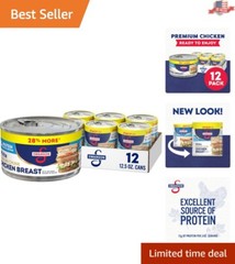 Swanson Chunk Canned Chicken Breast – 12.5 oz, Ready-to-Eat Convenience