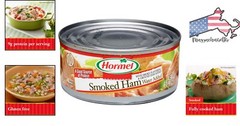 Smoked Canned Ham – 5oz Pack of 12, Fully Cooked, 9g of Protein per Serving
