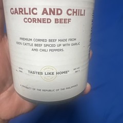 Delimondo- Garlic and Chili- Corned Beef- 380g (Large Can) – Expires May 2029