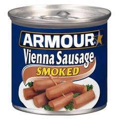 Armour Star Vienna Sausage, Smoked 🔥 4.6 oz Case of *24 Canned Sausage