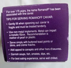 Romanoff Lumpfish Black Caviar – 2 oz