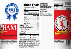 Underwood Deviled Ham Spread, 4.25 Ounce (Pack of 4),