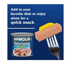 Armour Star Vienna Sausage, Smoked, Canned Sausage, 4.6 Ounce (Pack of 6)