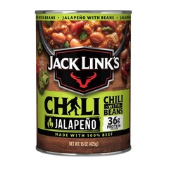 Jack Link’s Jalape�o Chili Beans Blazin’ Fiery Heat Eat 100% Beef 15 oz (3 Pack)
