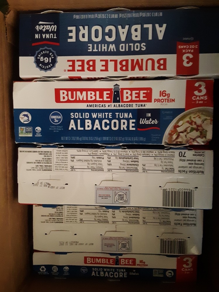 Bumblebee Solid White Albacore Tuna Water Pack of 3 – Wild Caught Tuna