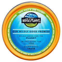 (6 Pack) Wild Planet Wild Albacore Tuna – EVOO Packed, 5 oz Cans, High Omega-3