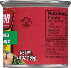 BRYAN Vienna Sausage 🌭4.6 Ounce Pull-Top Can (Pack of 3)