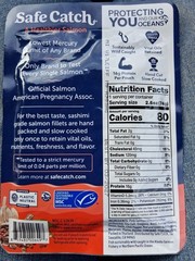15 Pouches Safe Catch Italian Herb Salmon Pouch 2.6 oz