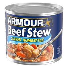 Classic Homestyle Beef Stew Canned Food, 13g Protein Per Serving, 4 Pack, 20 oz