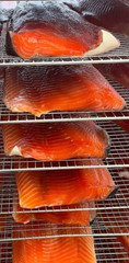 COLD Smoked ”Syomga’ Steelhead 1 Filet Express hand. 2.75lb $75. ! US SELLER !