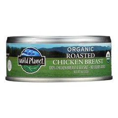 Wild Planet Organic Canned Chicken Breast – Roasted – Case of 12 – 5 oz