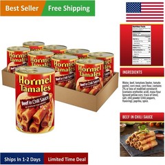Protein-Packed Beef Tamales – 8 Pack, 15 Oz Each, No Artificial Ingredients