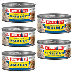 Premium White Chicken Breast with Rib Meat in Water – 19G Protein per Serving –