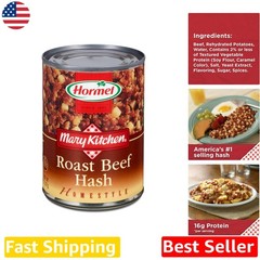 Value Pack Roast Beef Hash 14oz Cans – 12 Count – Restaurant Style, Protein Rich