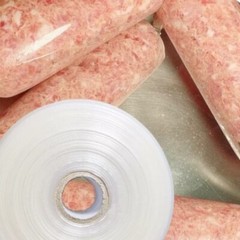 10 Meters Plastic Sausage Casings Storage Packing Tools Width 115mm Inedible