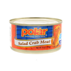 MW Polar Salad Crab Meat, Minced, Perfect for Dips, Ceviche, Sushi, 5 Oz (Pack o