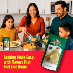 La Costeña Green Tamales – Made with Pork, Green Sauce & Masa Corn Meal -12 Pack