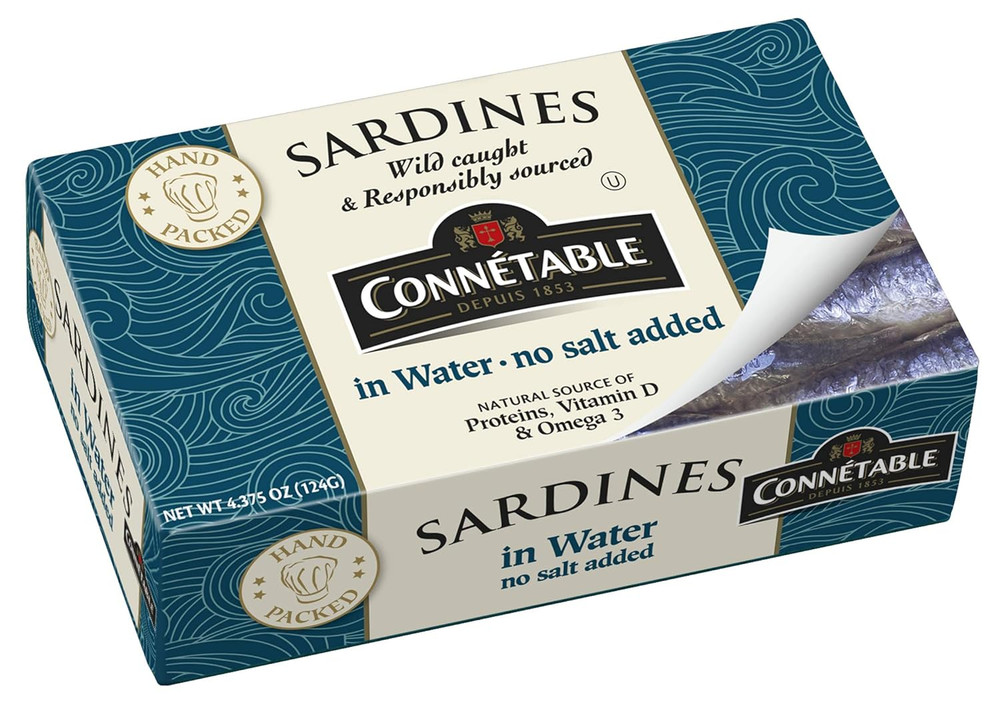 Sardines | | Sardines in Water | No salt added | 4.375 Ounce | Pack of 12