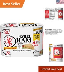 Gluten-Free Deviled Ham Spread – 4 Pack, Perfect for Camping and Picnics