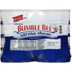 (Pack of 8) Bumble Bee Solid White Albacore Tuna in Water, 5 oz cans
