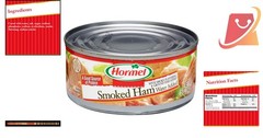 Canned Smoked Ham 5oz Pack of 12 Ready to Eat Protein Meal