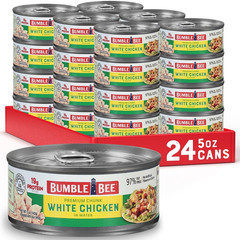 Premium White Chicken Breast with Rib Meat in Water – 19G Protein per Serving –