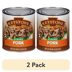 All Natural Canned Pork 28 Oz Can Heat & Serve Protein Meal Prep Gluten Free New