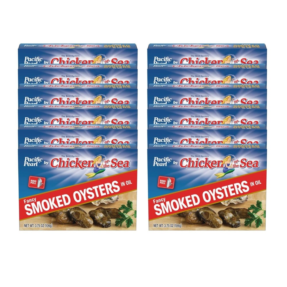 Keto Paleo Friendly Smoked Oysters 24-Pack