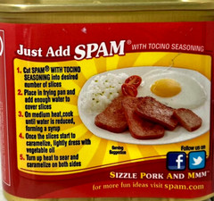Spam with Tocino Seasoning Luncheon Meat 12 oz ( Pack of 24 )~Exp 4/2027