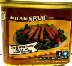 Spam Oven Roasted Turkey Luncheon Meat 12 oz ( Pack of 4 )