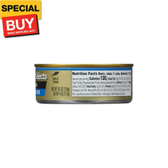 Selects Solid Light Tuna in Water Can, Tuna in Water , 4.5 Ounce (Pack of 12)