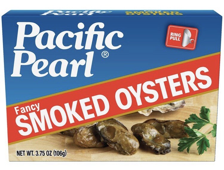 Pacific Pearl Fancy Smoked Oysters 3.75 Oz (Pack Of 4)