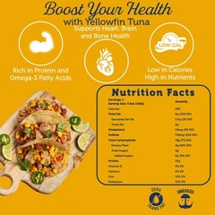 Ready to Eat Mexican Tuna Salad – Tuna Snacks with Beans, Peppers, Corn & Lim…