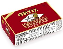 Ortiz Ventresca White Tuna Belly in Olive Oil, Tender Buttery Fillets Exquisite