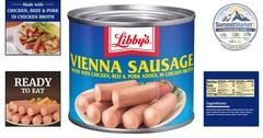 Vienna Sausage in Chicken Broth, Canned Sausage, 4.6 OZ, Pack of 24