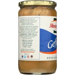 Manischewitz Gefilte Fish in LIQUID Broth (Non-Jelled) 24 Oz. (1 Jar)