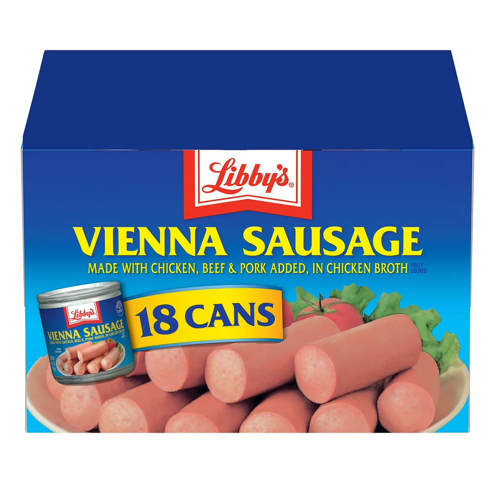 Libby’s Vienna Sausage 4.6 oz. cans, 18 ct. Free Shipping